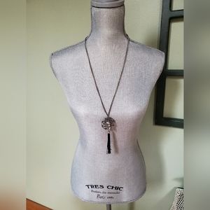 Dream catcher tassel necklace